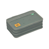 Lassig School Triple Pencil Case - Unique Green