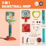 Mideer 3 in 1 Basketball Hoop