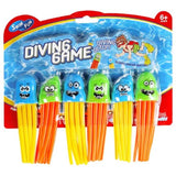 Mondo Diving Speedy Squid Toys - 6Pcs