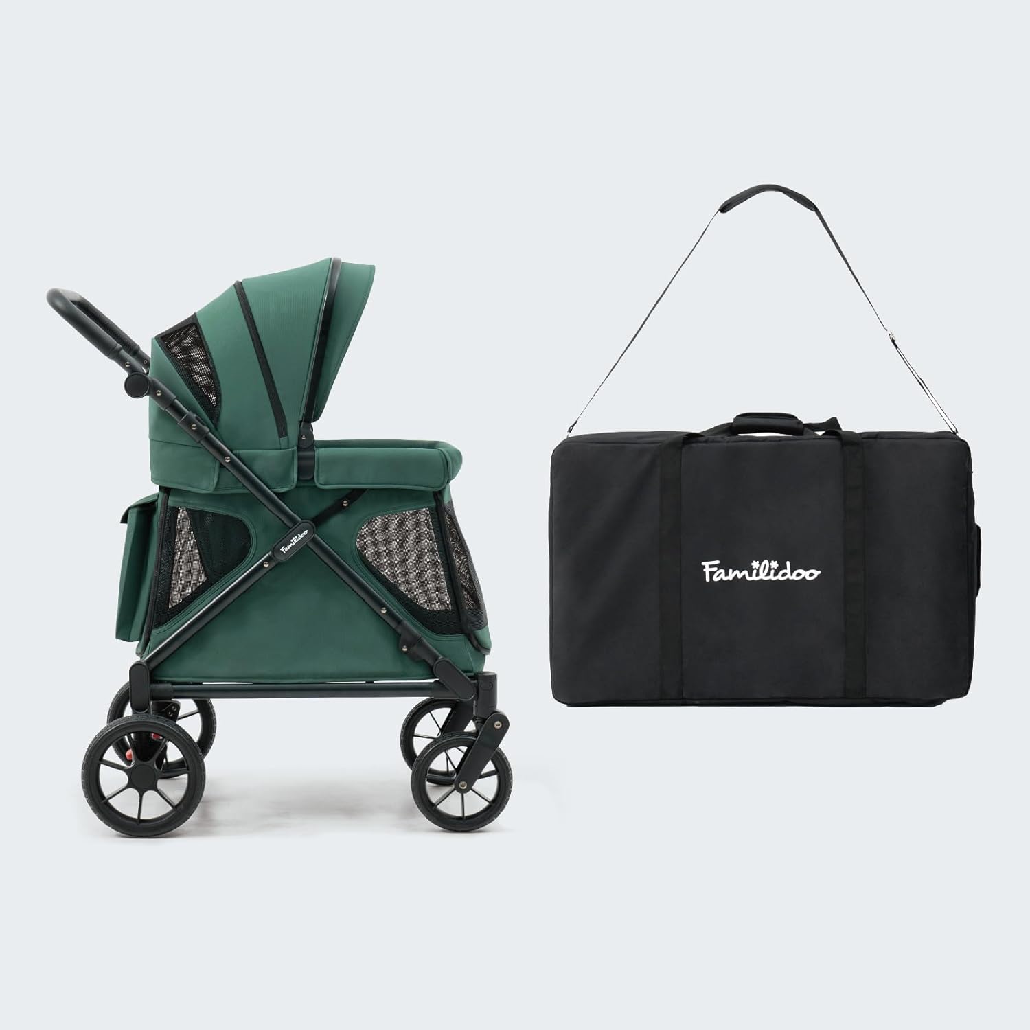 familidoo-q1-2-0-multi-use-wagon-stroller-emerald-green-1