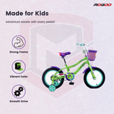 Mogoo Athena 12" Kids Bicycle - Shamrock Green