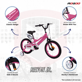 Mogoo Rayon Junior 2.0 12" Kids Bicycle - Pink