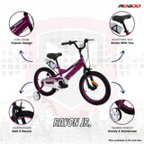 Mogoo Rayon Junior 2.0 12" Kids Bicycle - Purple