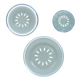 Lassig Dish Set Glass / Silicone - Blue