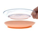 Lassig Dish Set Glass / Silicone - Apricot