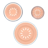 Lassig Dish Set Glass / Silicone - Apricot