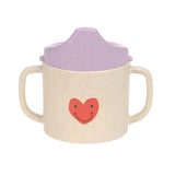 Lassig Sippy Cup PP / Cellulose - Happy Rascals Heart Lavender