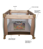 Honey Baby - Baby Square Travel Cot - Laadlee
