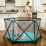 Regalo Six Panel My Play Portable Play Yard