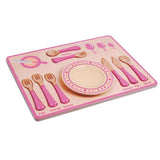 Lelin Dinner Place Setting - Pink