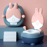 Lovely Baby Potty Training Seat Rabbit - Pink & Blue