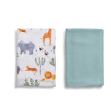 Anvi Baby Set Swaddle - Green Forest
