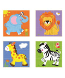Viga Stacking Cube Puzzle - Wild Animals