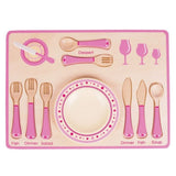 Lelin Dinner Place Setting - Pink
