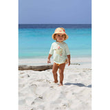 Lassig SPF Short Sleeve Rashguard - Flowers Sea Foam