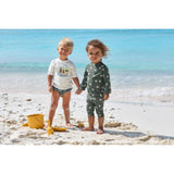 Lassig SPF Short Sleeve Rashguard - Camper Sea Salt