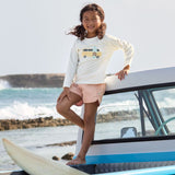 Lassig SPF Long Sleeve Rashguard - Camper Sea Salt