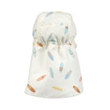 Lassig SPF Sun Protection Flap Hat - Surfboards Sea Salt