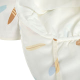 Lassig SPF Sun Protection Flap Hat - Surfboards Sea Salt