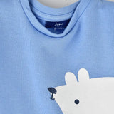 Jam Boys Polar Bear Print Long-Sleeve Top