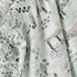 Jelliene Kids Printed Skirt with Elastic Waistband - Green