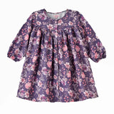 Jelliene Twirling Through Summer Girls Floral Sundress - Purple