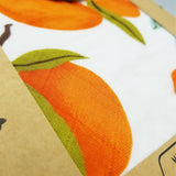 Anvi Baby Organic Bamboo Muslin Fitted Sheet - Orange Fields
