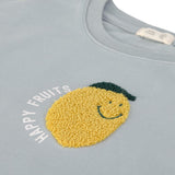 Lassig Baby Sweater - Lemon Light Blue