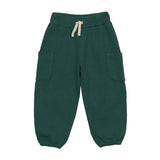 Lassig Waffle Cargo Pants - Dark Green