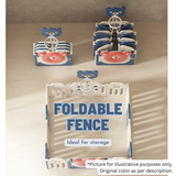 Lovely Baby Kids Bear Playpen With Basketball Hoop 10pcs - Blue