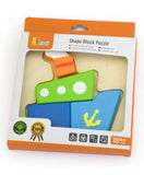 Viga Handy Block Puzzle - Boat