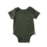 Anvi Baby Organic Bamboo Spandex Bodysuit - Dark Green