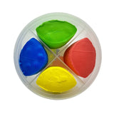 Ooly DIY Dino Air Dry Clay Kit -Pack Of 4