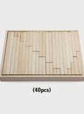 Viga Wooden Block - 6 Trays Set #1