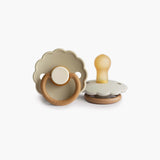 Frigg Daisy Latex Baby Pacifier 6M-18M, 1Pack, Desert - Size 2 - Laadlee