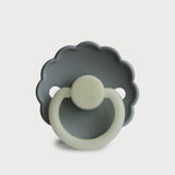 Frigg Daisy Latex Baby Pacifier 0-6M, 1Pack, French Gray Night - Size 1 - Laadlee