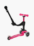 Micro Mini 3-in-1 Deluxe Plus Scooter with LED Wheels - Pink - Laadlee