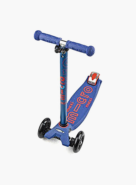 Micro Maxi Deluxe With T Bar Scooter - Blue - Laadlee