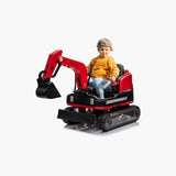 MYTS Mini Engineer Remote Control Ride-On Excavator - Red
