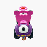MYTS Girl's Foot-To-Floor Ride-On Push Car With Music And Storage - Pink