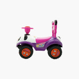 MYTS Girl's Foot-To-Floor Ride-On Push Car With Music And Storage - Pink