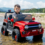 MYTS 12V Spacious Electric Ride-on Jeep - Red