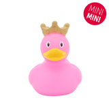 Lilalu Bath Toy Mini Rubber Duck With Crown - Pink