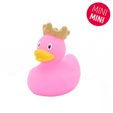 Lilalu Bath Toy Mini Rubber Duck With Crown - Pink