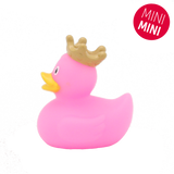Lilalu Bath Toy Mini Rubber Duck With Crown - Pink