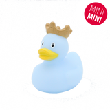 Lilalu Bath Toy Mini Rubber Duck With Crown - Blue