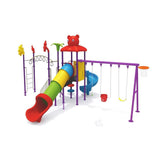 MYTS Kids Active Hub With 3 Swings, 2 Slides & Climbers