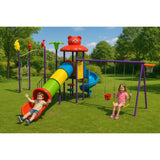 MYTS Kids Active Hub With 3 Swings, 2 Slides & Climbers