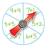 Learning Resources (M) Spinzone Magnetic Front Of Class Whiteboard Spinners