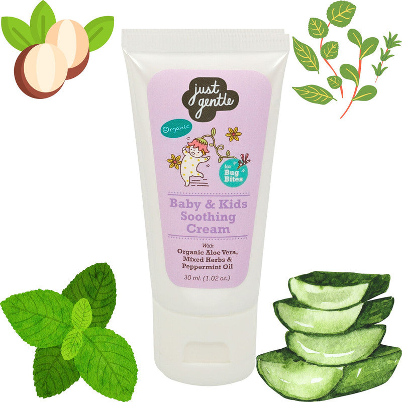 Just Gentle Baby & Kids Soothing Cream - 30ml - Laadlee